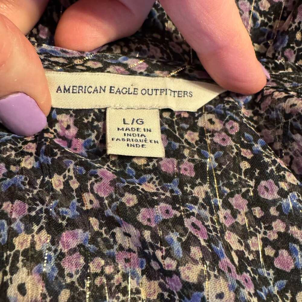 AMERICAN EAGLE SPRING/SUMMER TOP LARGE #Z - Picture 8 of 8
